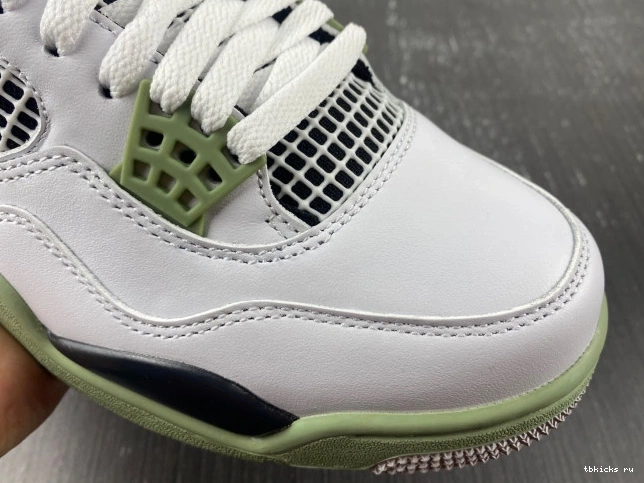 Rep TB Jordan WMNS AQ9129-103 Seafoam Air 4 0811